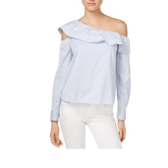 Blue and White summer/spring shirt - Picture 2 of 3